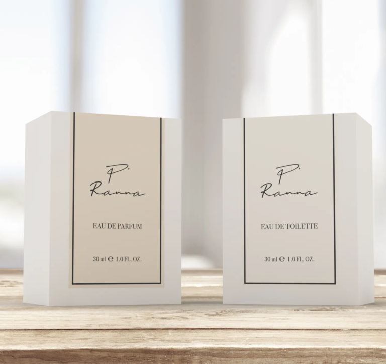 Projet de création d'étiquettes pour packagings de marque de parfums P'Ranna